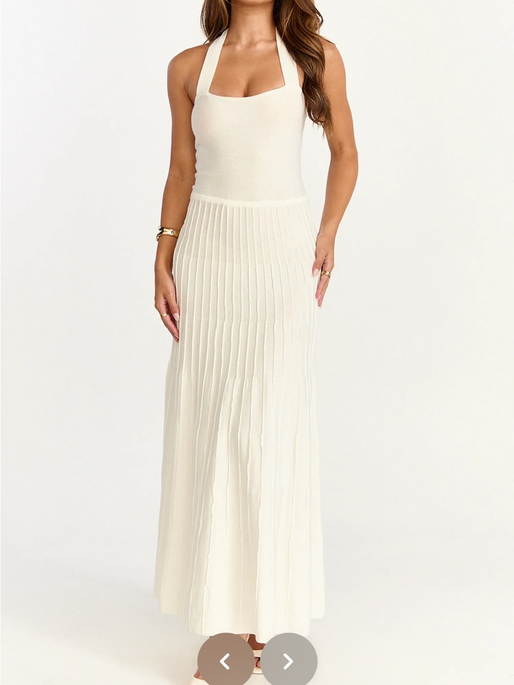 Showpo Candance Midi Halter Dress